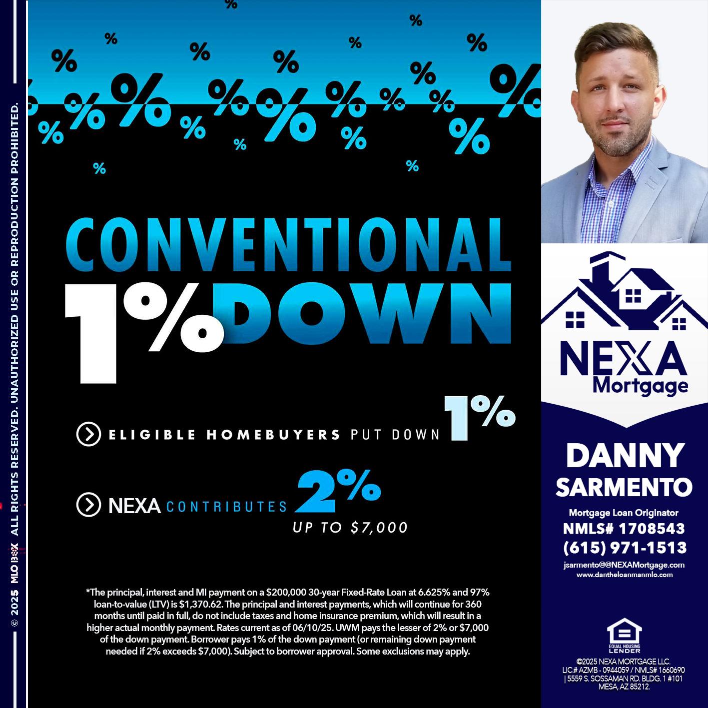 conventional - Danny Sarmento -Mortgage Loan Originator