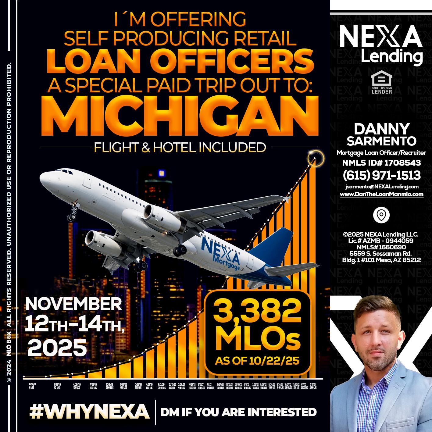 michigan trip - Danny Sarmento -Mortgage Loan Originator