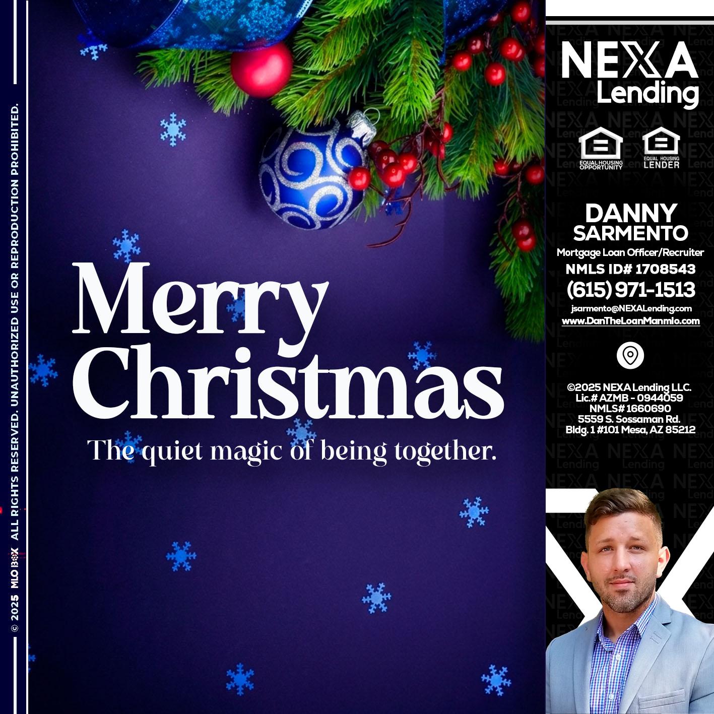 merry christmas - Danny Sarmento -Mortgage Loan Originator