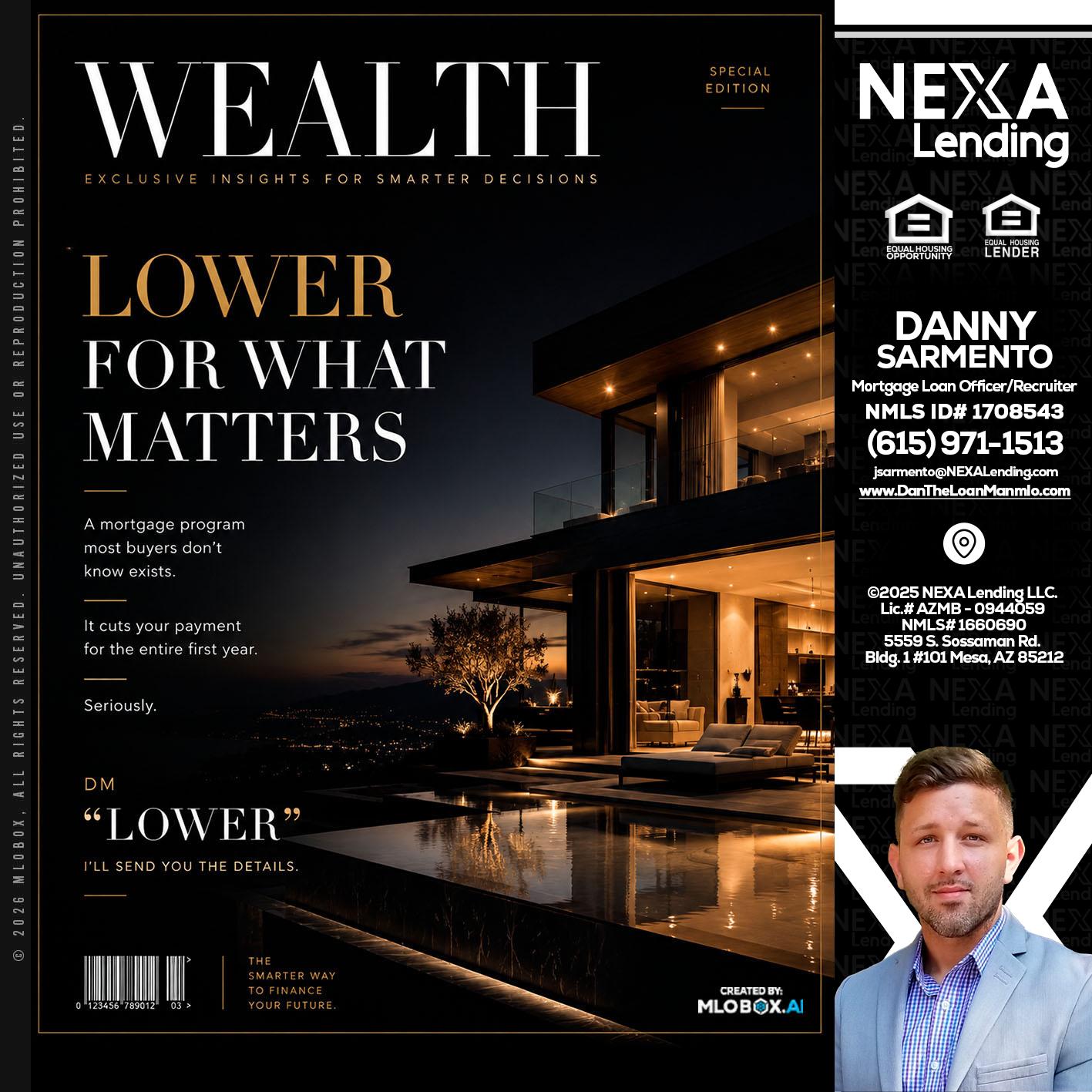 WEALTH - Danny Sarmento -Mortgage Loan Originator