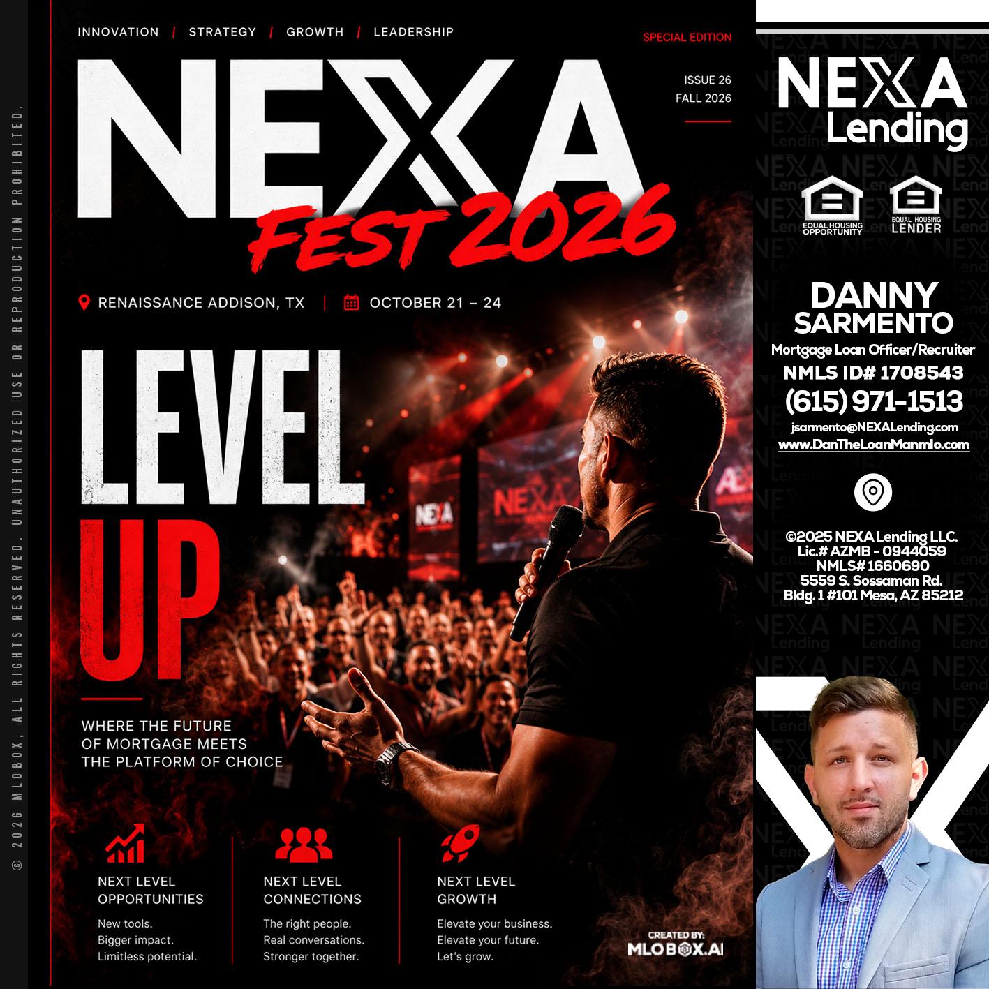 NEXA FEST 2026 - Danny Sarmento -Mortgage Loan Originator