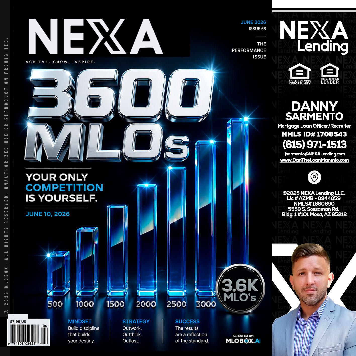 3600 MLOs - Danny Sarmento -Mortgage Loan Originator