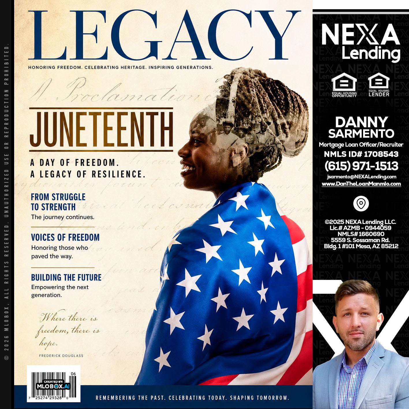 LEGACY - Danny Sarmento -Mortgage Loan Originator