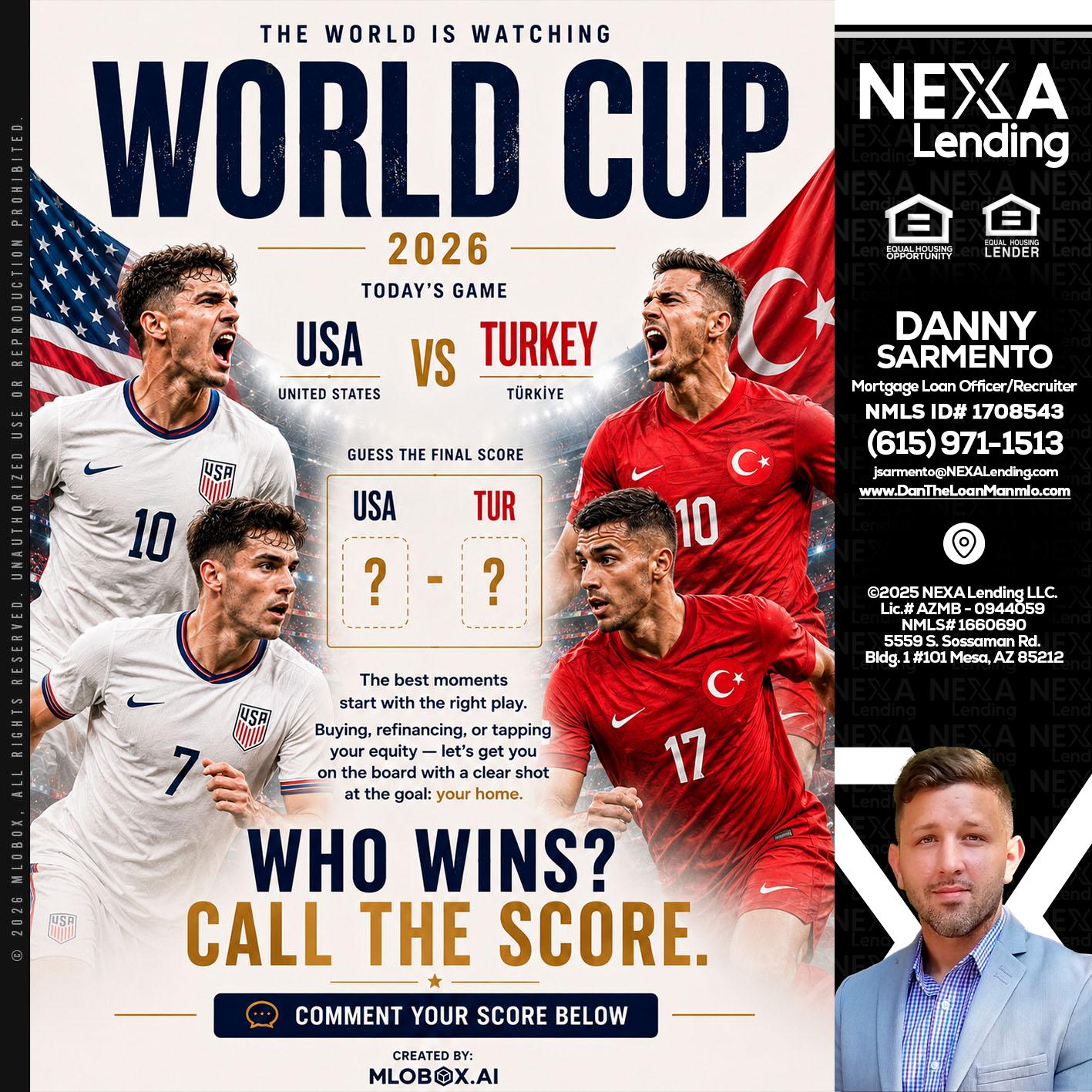 WHOS GONNA WIN? - Danny Sarmento -Mortgage Loan Originator
