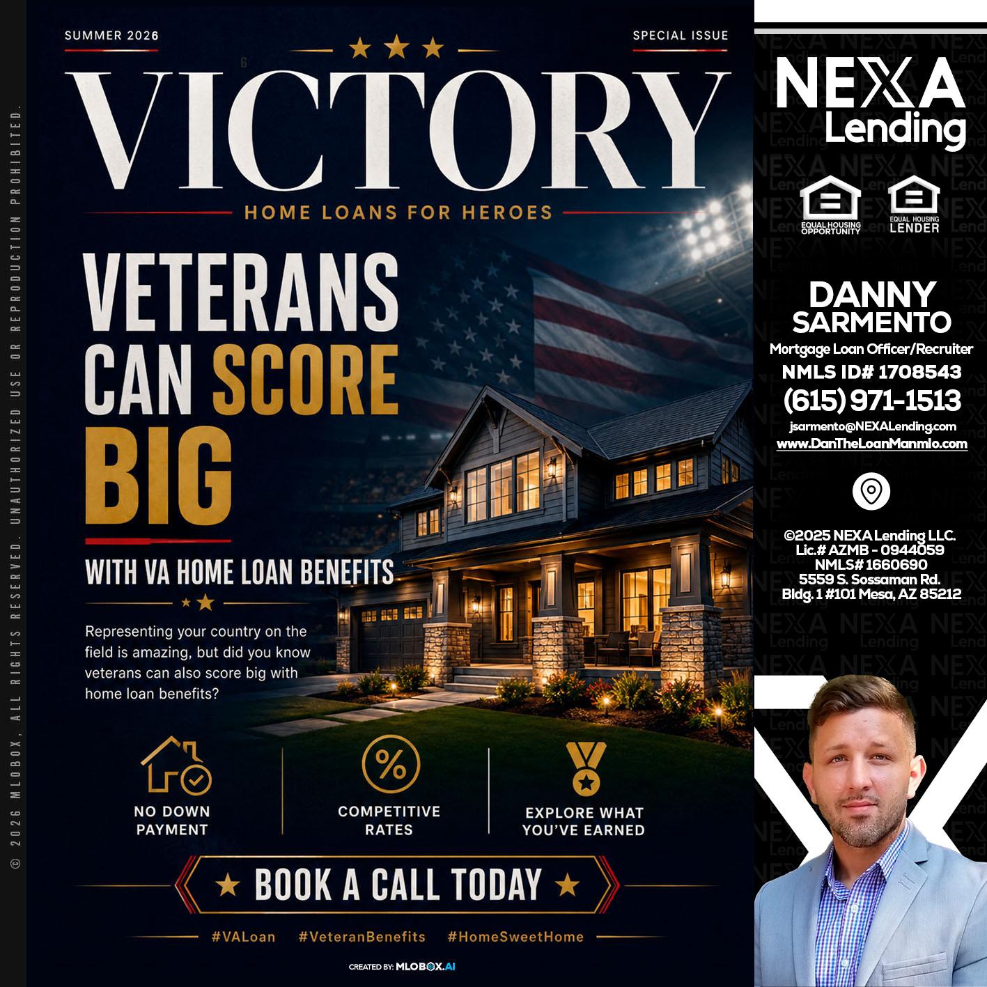 VICTORY - Danny Sarmento -Mortgage Loan Originator