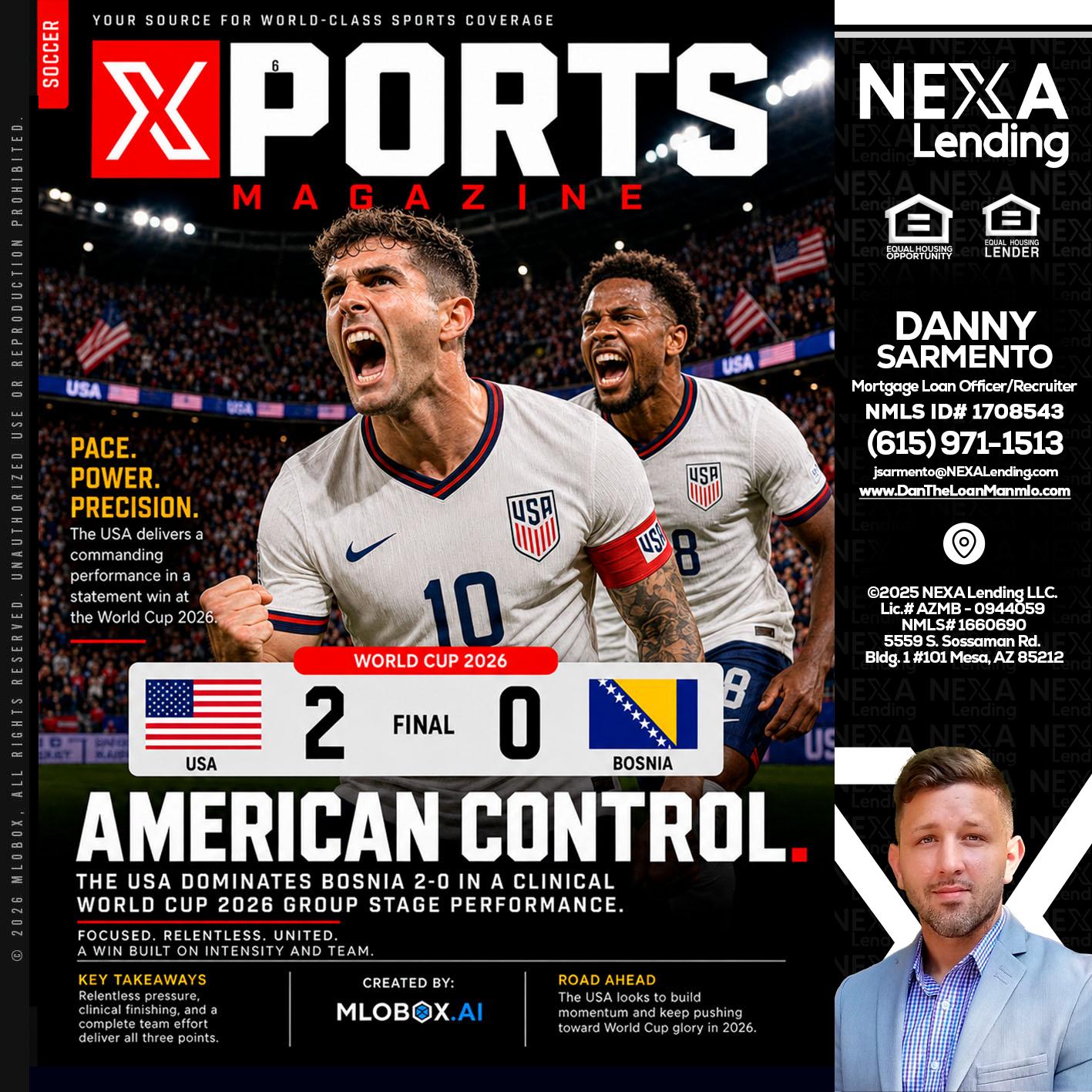 AMERICAN CONTROL - Danny Sarmento -Mortgage Loan Originator