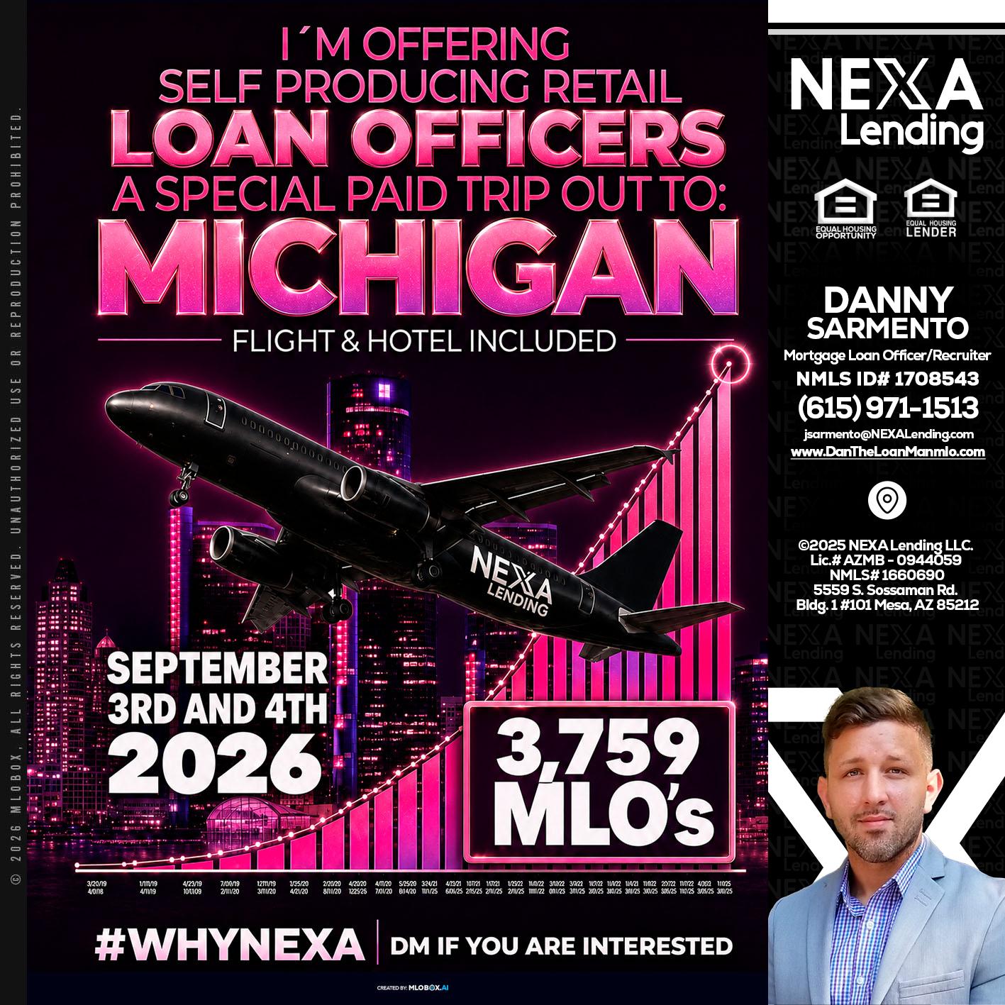 MICHIGAN TRIP - Danny Sarmento -Mortgage Loan Originator