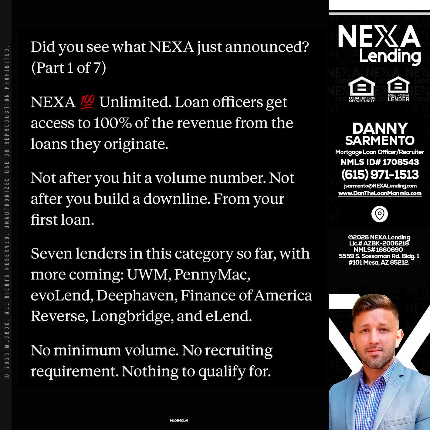 DID YOU KNOW - Danny Sarmento -Mortgage Loan Originator