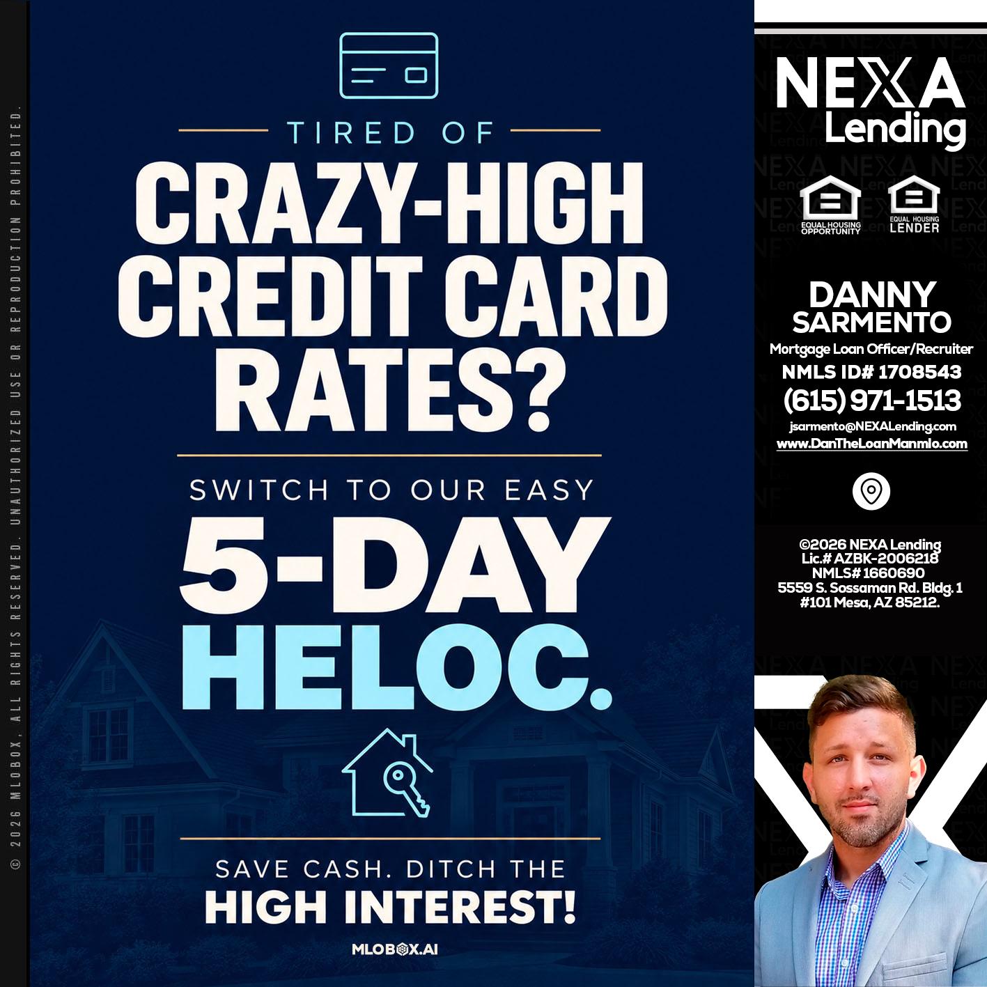 crazy high - Danny Sarmento -Mortgage Loan Originator