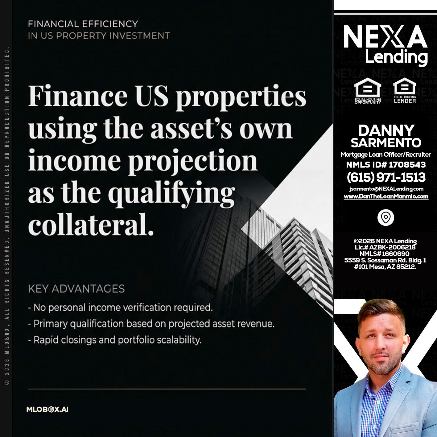finance US - Danny Sarmento -Mortgage Loan Originator